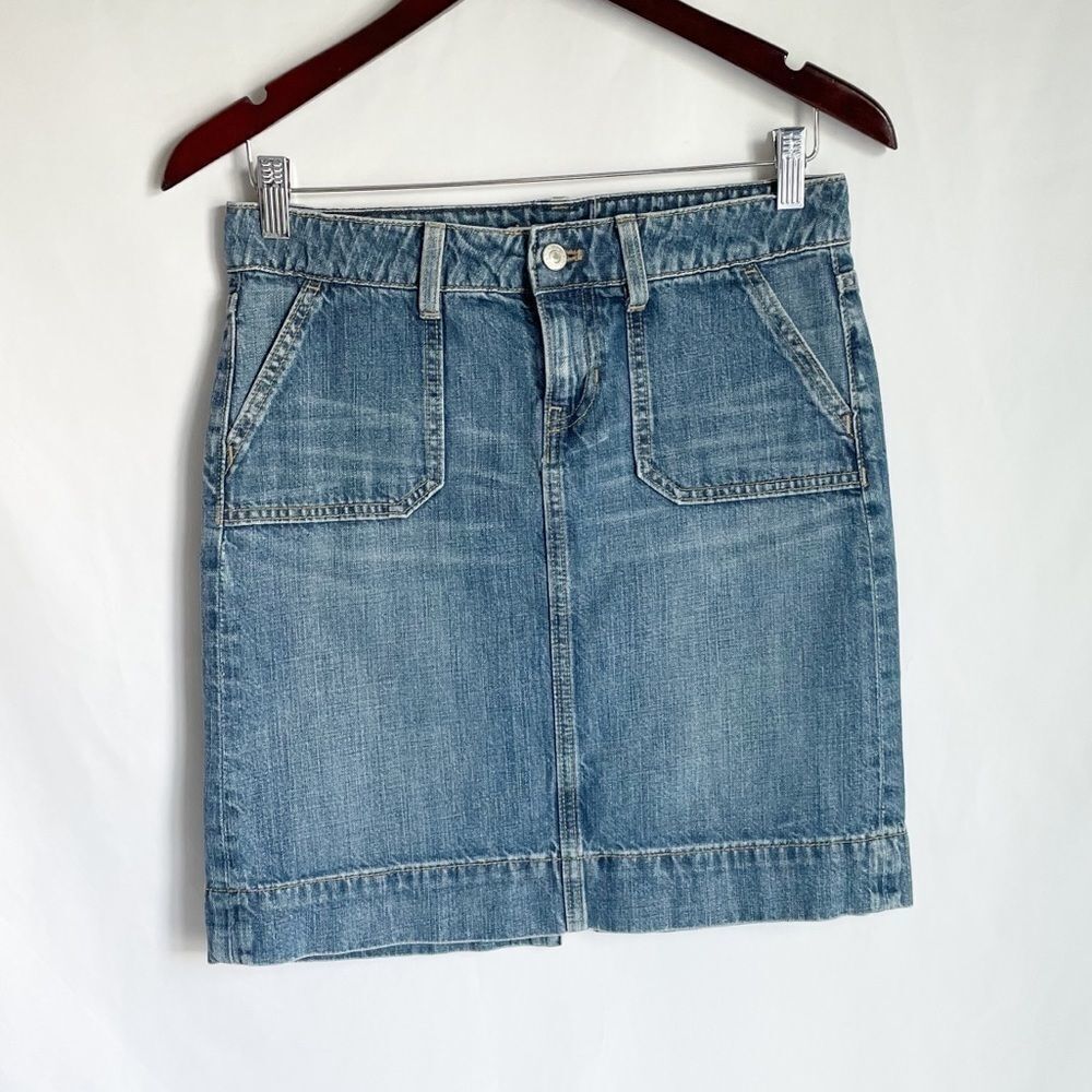 🟢Gap Limited Edition Denim Pencil Skirt Size 1